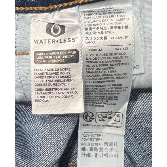 Levi's Women 726 High Rise Flare Leg Denim Jeans Plus Size 18W Blue Stretch NWOT - Picture 12 of 16